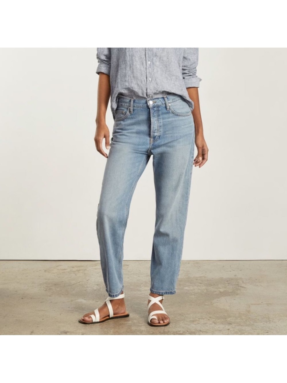 EVERLANE light wash the summer jean sz 26